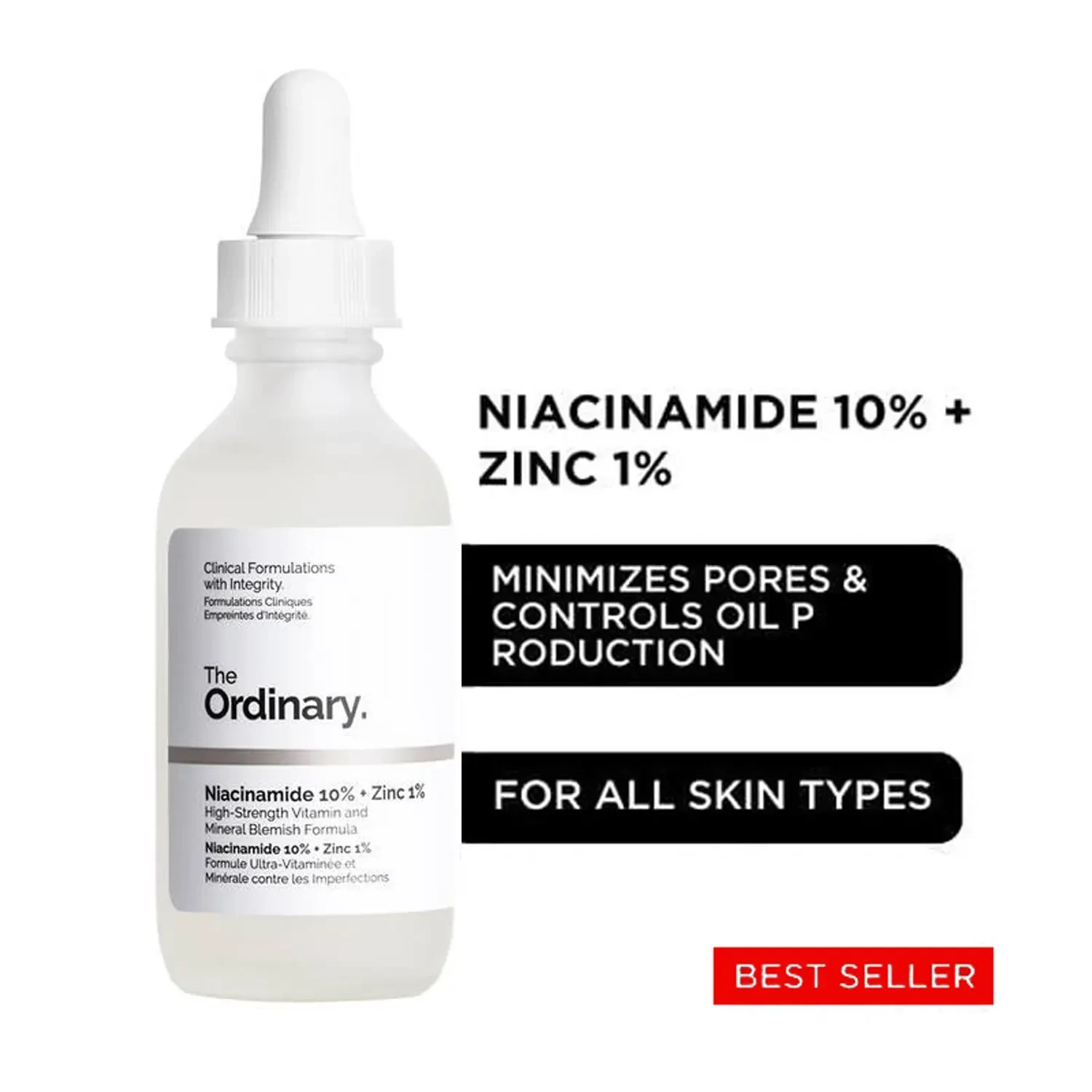 The Ordinary Niacinamide 10% + Zinc 1% Serum – | Lusteric
