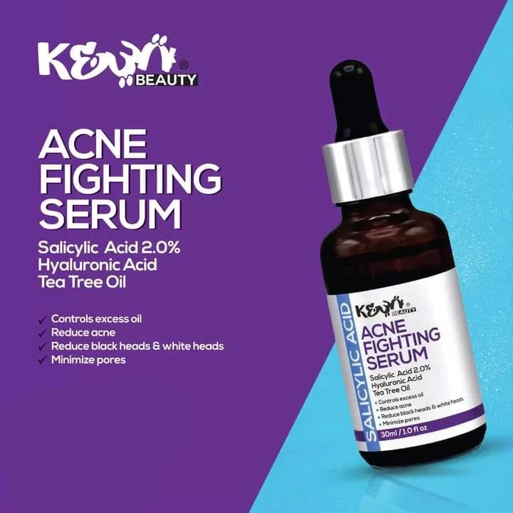 Keen Beauty Salicylic Acid 2% Serum – Acne, Pore & Oil Control Treatment