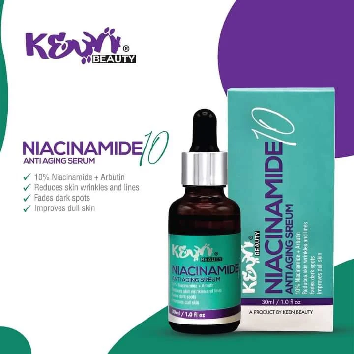 Kezia Niacinamide 10% + Arbutin Serum – Anti-Aging & Brightening Formula